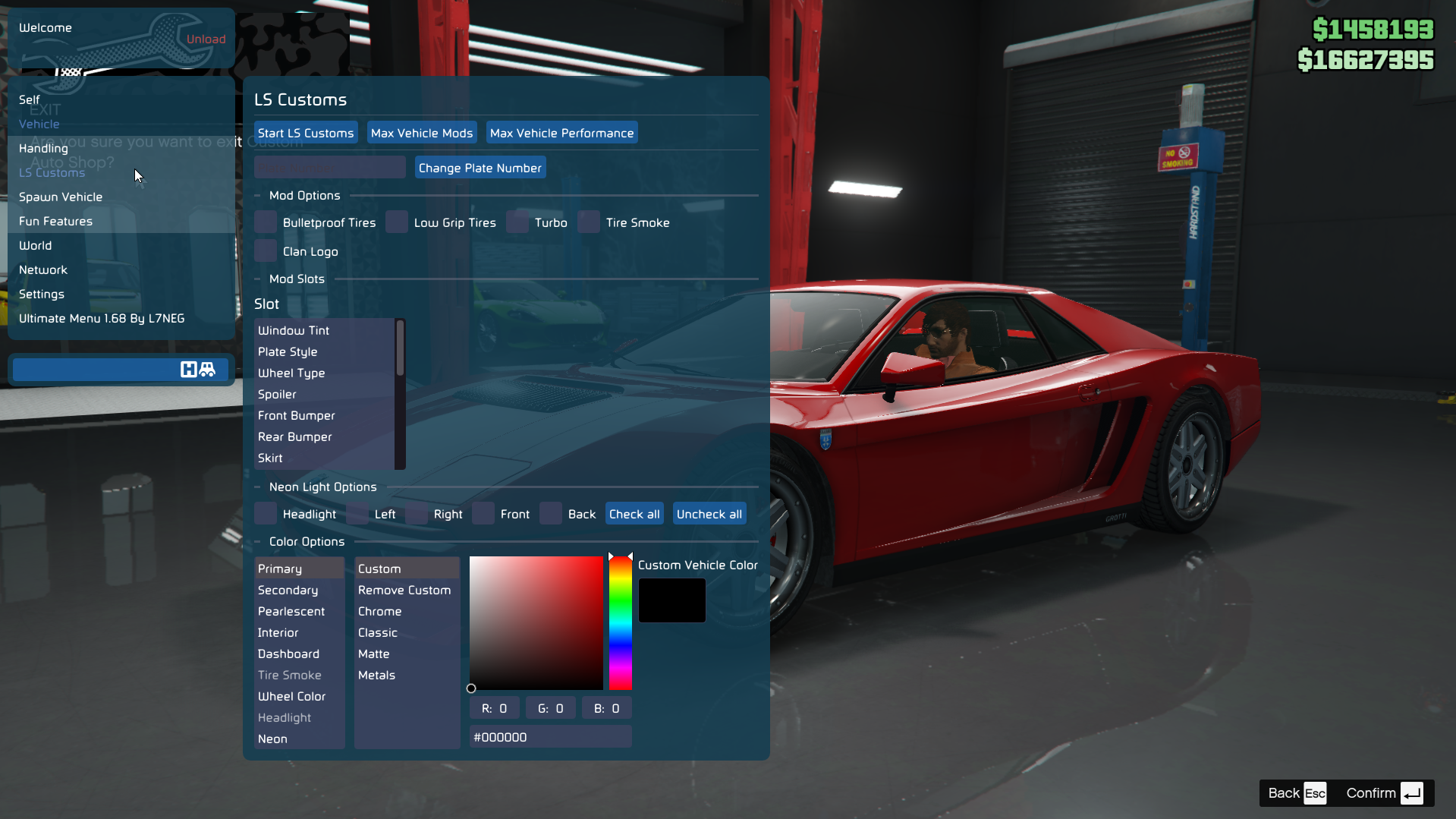 Vehicle Customization